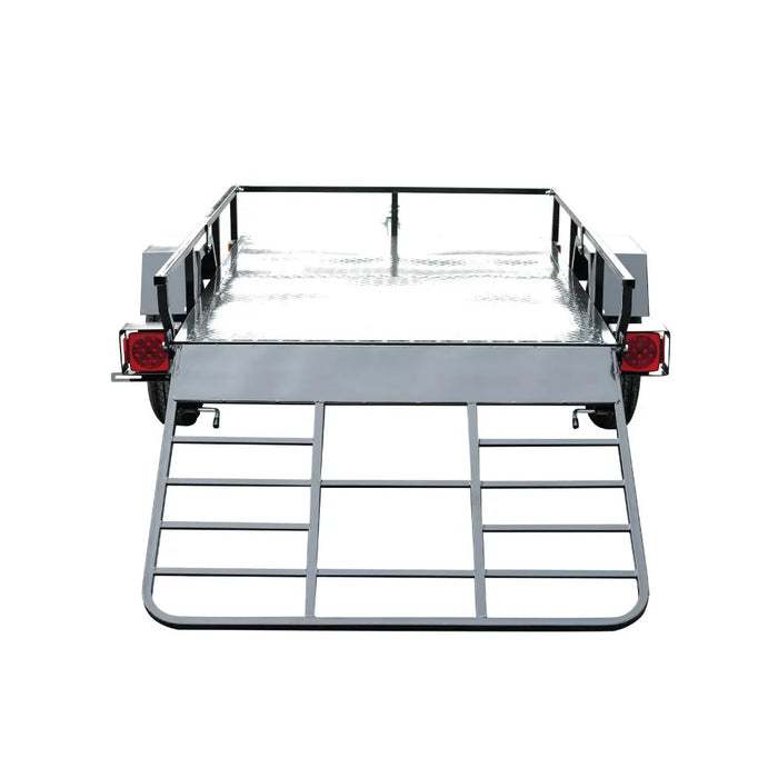 TMG Industrial 4’ x 6’ Single Axle Utility Trailer, 1580 Lb Payload Capacity, Robust Construction, 2” Coupler, TMG-UT46