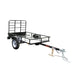 TMG Industrial 4’ x 6’ Single Axle Utility Trailer, 1580 Lb Payload Capacity, Robust Construction, 2” Coupler, TMG-UT46