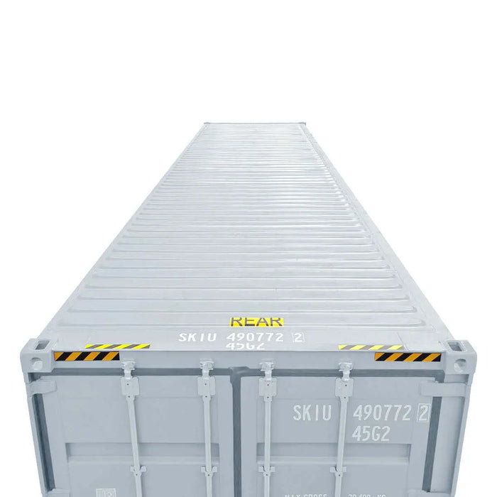 TMG Industrial 40' High Cube Shipping Container with Full Size Double Doors , One Way Use, Security Lock Boxes, Ocean Sea Can Standards, TMG-SC50S