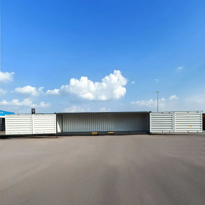 TMG Industrial 40' High Cube Shipping Container with Full Size Double Doors , One Way Use, Security Lock Boxes, Ocean Sea Can Standards, TMG-SC50S