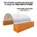 TMG Industrial 40' x 40' Dual Truss Container Shelter with Heavy Duty 21 oz PVC Cover, TMG-DT4041C (Previously DT4040C)