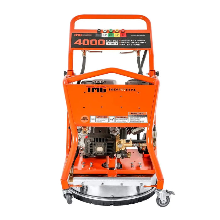 Tmg Machine TMG 4000 PSI Surface Cleaner, 14 HP Kohler Engine, 21