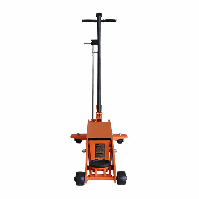 TMG Industrial 5 Ton Long Reach Chassis Service Jack, Single Piston, 6-1/2” Ground Clearance, 360° Pivot, TMG-AJL05