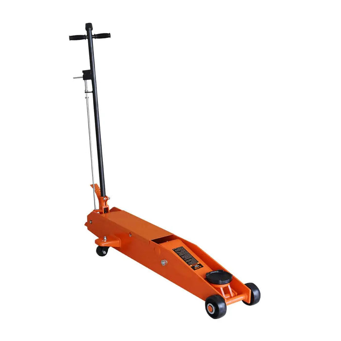 TMG Industrial 5 Ton Long Reach Chassis Service Jack, Single Piston, 6-1/2” Ground Clearance, 360° Pivot, TMG-AJL05