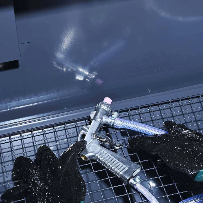 TMG Industrial 50 Gallon/190L Top-Open Bench Top Abrasive Sandblaster w/View Window, 115 PSI, 15 CFM, TMG-ABC50