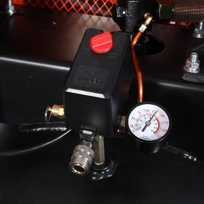 TMG Industrial 60 Gallon 5 HP Stationary Electric Air Compressor, 5 Min Fill Time, 230V Induction Motor, ASME Vertical Tank, TMG-ACE60