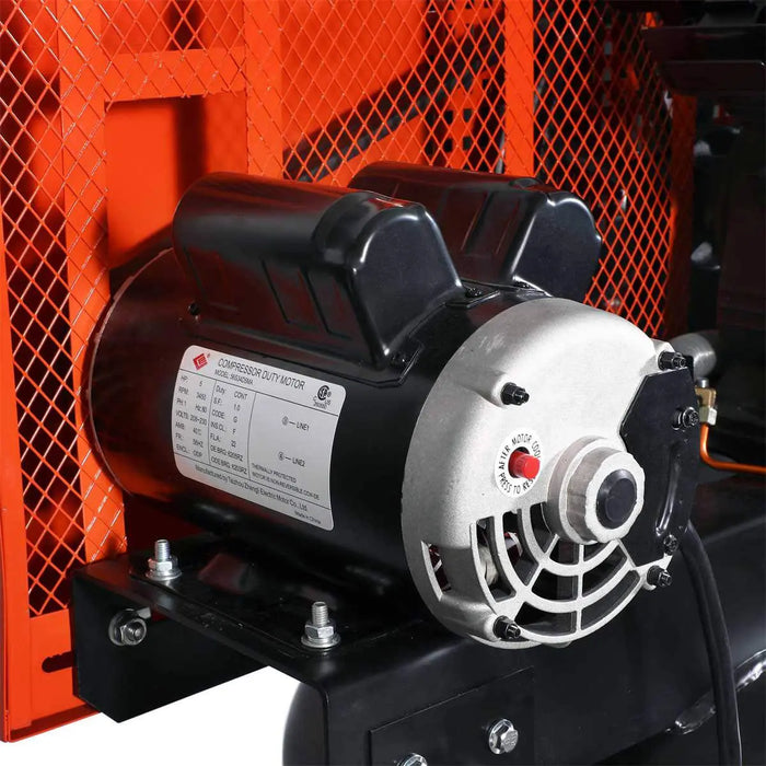 TMG Industrial 60 Gallon 5 HP Stationary Electric Air Compressor, 5 Min Fill Time, 230V Induction Motor, Vertical Tank, TMG-ACE65