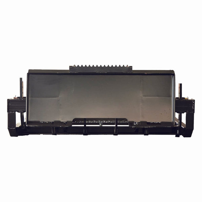 60" liukuohjattu maanmuokkauskone, säädettävät ja käännettävät ilmastushampaat, pultattavat leikkuuterät, irrotettava seula TMG-SLP60