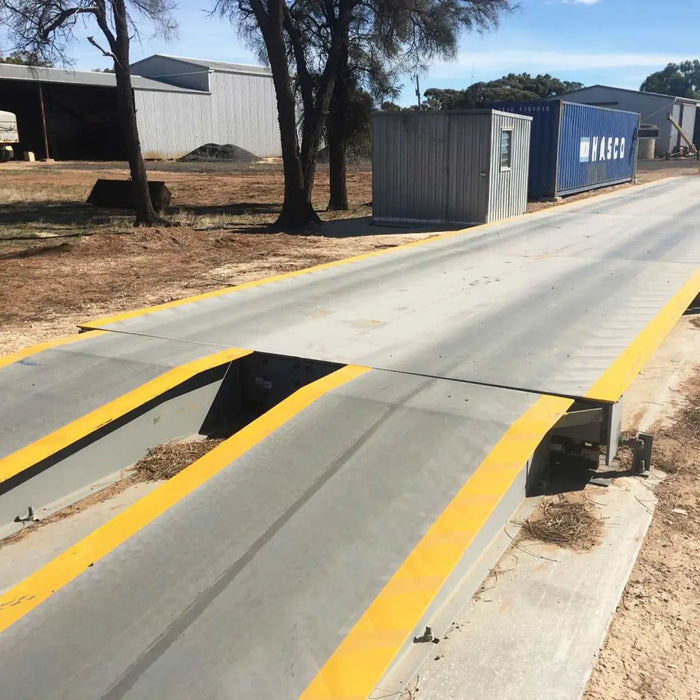 TMG Industrial 60 Ton Weighbridge Truck Scale, -35℃ to +70℃, 10’ x 56’ (W x L), High-Quality Steel, U-Shape Beam Design, 120% Safe Overload, TMG-FST60