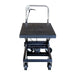 TMG Industrial 660-lb Mobile Scissor Lift Table, 30” Lifting Height, Foot Pedal Operation, Rubber Padded Tabletop, TMG-ALS03