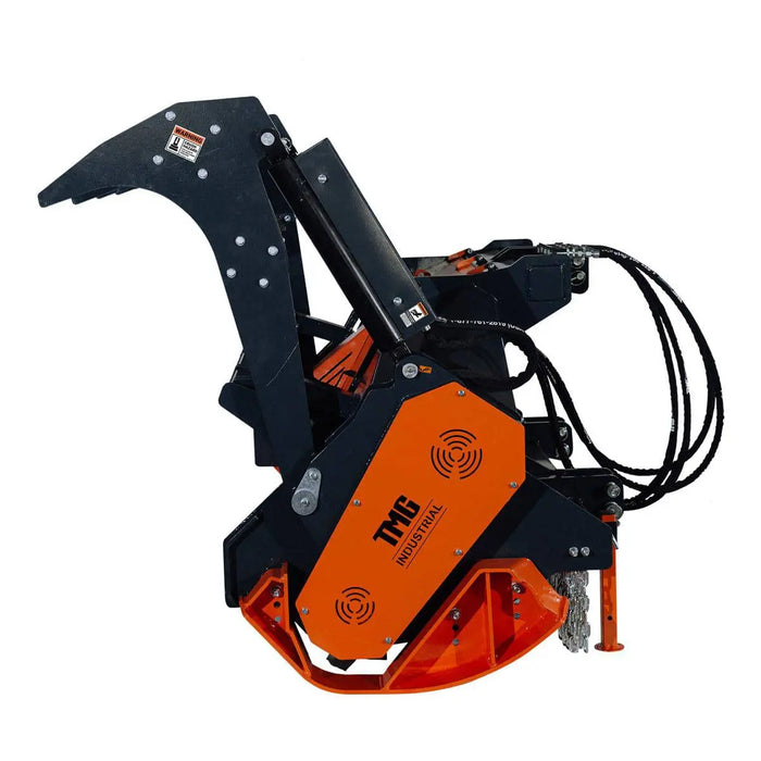 TMG Industrial 70” Forestry Brush Mulcher, Category 2 Hookup, Widia Cutting Teeth, 70-110 HP Tractors, 3-PTO Shaft Included, TMG-TMB72