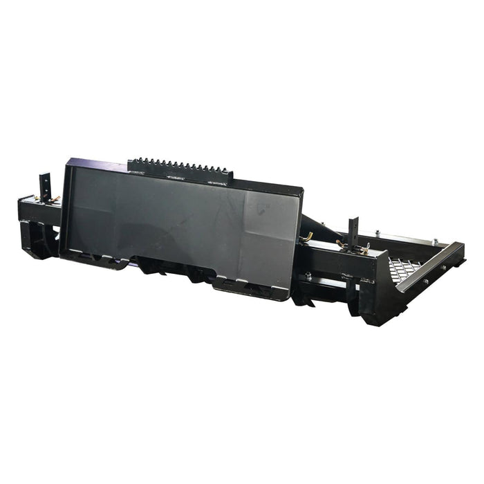 72" liukuohjattu maanmuokkauskone, säädettävät ja käännettävät ilmastushampaat, pultattavat leikkuuterät, irrotettava seula, TMG-SLP70