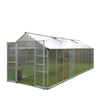 8' x 20' Aluminum Frame Greenhouse w/4 mm Twin Wall Polycarbonate Panels, UV Protected Panels, TMG-GH820(discontinued)
