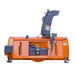 TMG Industrial 84” Skid Steer Snow Blower 45-75 HP Loader Required, 24” Diameter Impeller, 360° Motor Driven Snow Chute, TMG-SSB84
