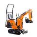 TMG Industrial Kohler Powered Mini Compact Excavator, Eaton Hydraulic Motor, 360° Rotation, 11" Bucket Included, TMG-MVE09K