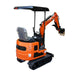 TMG Industrial Mini Compact Excavator, 15 HP Air-Cooled Engine w/EPA Certification, 61-½” Max. Digging Depth, 1900 Lb Operating Weight, TMG-MVE08