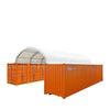 TMG Heavy Series™ 6 x 12m Dual Truss Container Shelter, 580 gsm PVC, TMG-DT2041CV