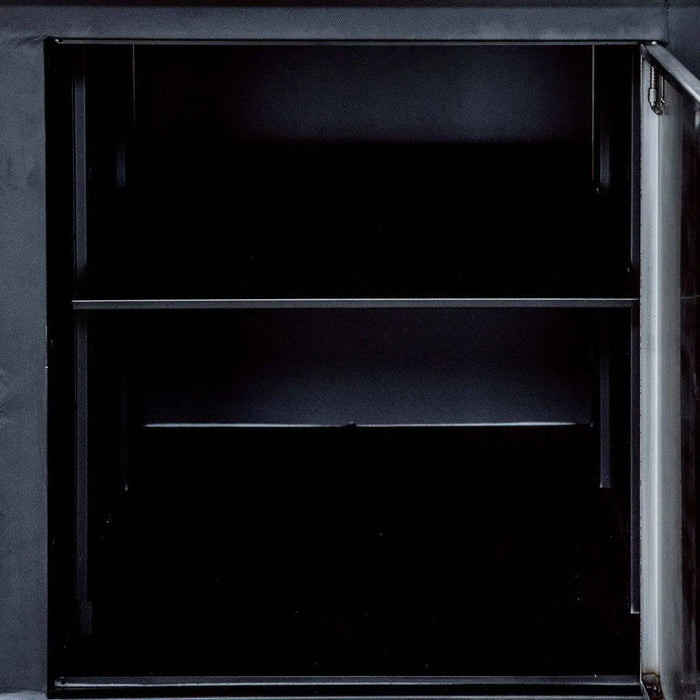 TMG Industrial Pro Series 7’ Stainless Steel Workbench, 7 Lockable Drawers, 2 Storage Cabinets, All-in-One Welded Frame, TMG-WB707S (Previously TMG-WB85S)