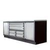 Pro Series 7’ Stainless Steel Workbench, 7 Lockable Drawers, 2 Storage Cabinets, All-in-One Welded Frame, TMG-WB85S