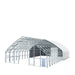 TMG Industrial Pro Series 70' x 100' Dual Truss Storage Shelter with Heavy Duty 32 oz PVC Cover & Drive Through Doors, TMG-DT70100-PRO