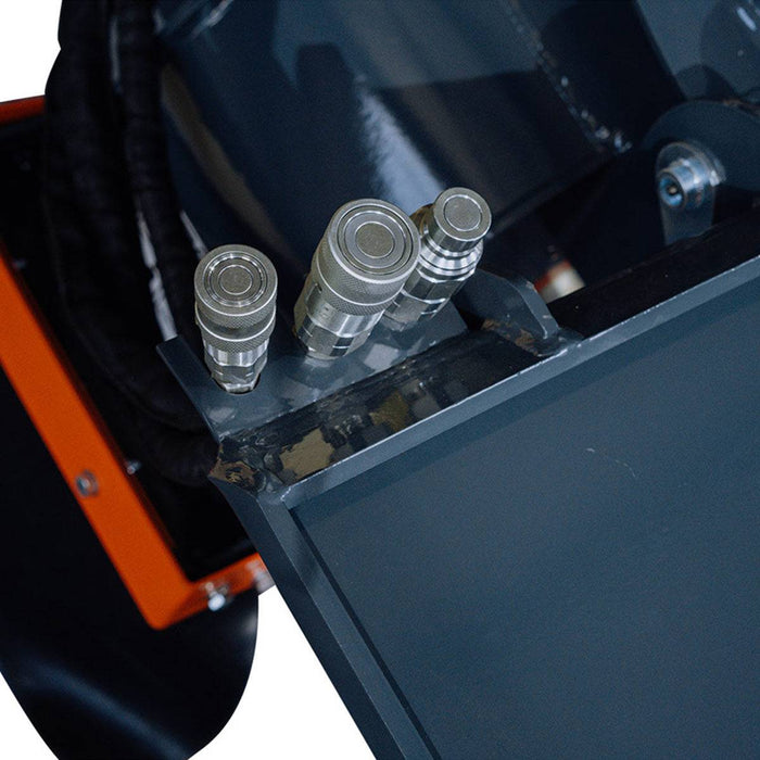 Liukuohjattu kantojyrsin, 24" roottorin koko, 7" leikkaussyvyys maan alla, teräskovametallihampaat, TMG-SSG25