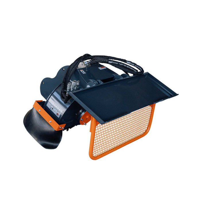 Liukuohjattu kantojyrsin, 24" roottorin koko, 7" leikkaussyvyys maan alla, teräskovametallihampaat, TMG-SSG25