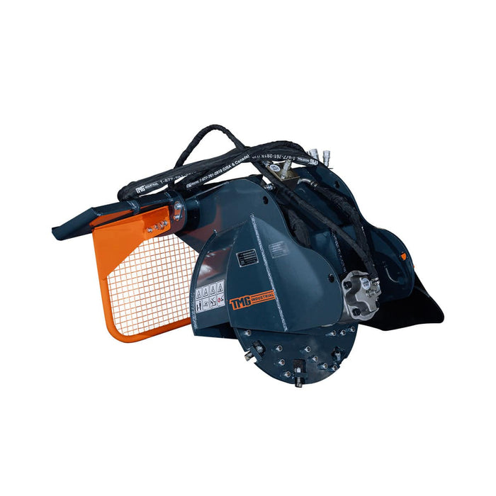 Liukuohjattu kantojyrsin, 24" roottorin koko, 7" leikkaussyvyys maan alla, teräskovametallihampaat, TMG-SSG25