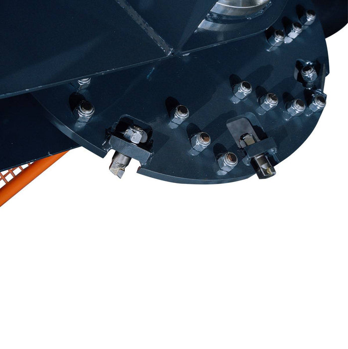 Liukuohjattu kantojyrsin, 24" roottorin koko, 7" leikkaussyvyys maan alla, teräskovametallihampaat, TMG-SSG25