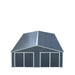 TMG Industrial 26’ x 30’ Metal Garage Shed with 9’ High Double Front Doors, 14’ Peak Height, Side Entry Door, 780 Sq-Ft Floor Space, TMG-MS2630
