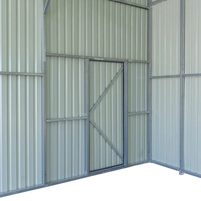 30' x 50' Metal Garage Shed – Steel Building with 11’ Clearance High Front Doors, Side Entry Door, 16 GA Steel Structure TMG-MS3050 TMG Industrial
