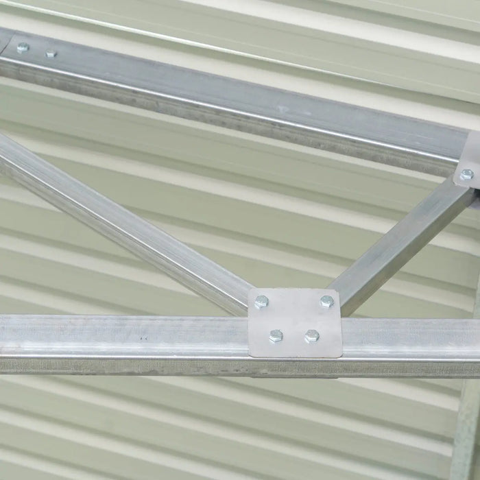 30' x 50' Metal Garage Shed – Steel Building with 11’ Clearance High Front Doors, Side Entry Door, 16 GA Steel Structure TMG-MS3050 TMG Industrial