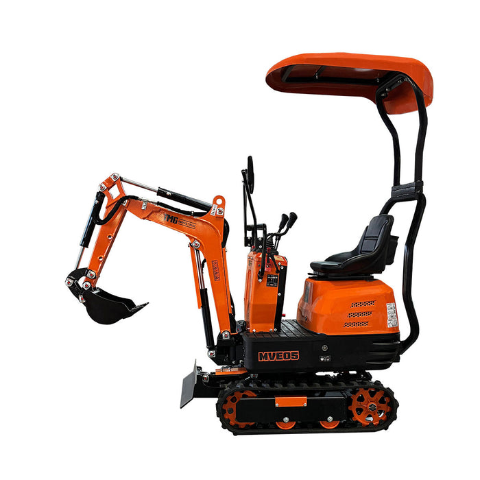 1365 Lb Mini Compact Excavator, 306cc/8.5HP Gas Engine, 11-½" Bucket Width, 2000 Lb Digging Force, TMG-MVE05 TMG Industrial CA