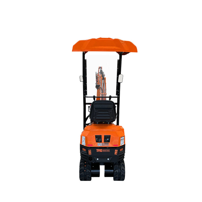 1000 kg Mini Compact Excavator, 420cc/14 HP Gas Engine, 350 mm Bucket Width, 1254 kg Digging Force, TMG-MVE07 TMG Industrial CA