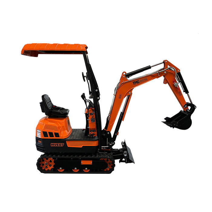 1000 kg Mini Compact Excavator, 420cc/14 HP Gas Engine, 350 mm Bucket Width, 1254 kg Digging Force, TMG-MVE07 TMG Industrial CA