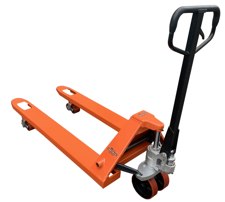 TMG-PJ55 Qty of (6) 5500-lb Pallet Jack Truck, 27" x 48" Forks, 210° Steering Arc, 3'' Clearance