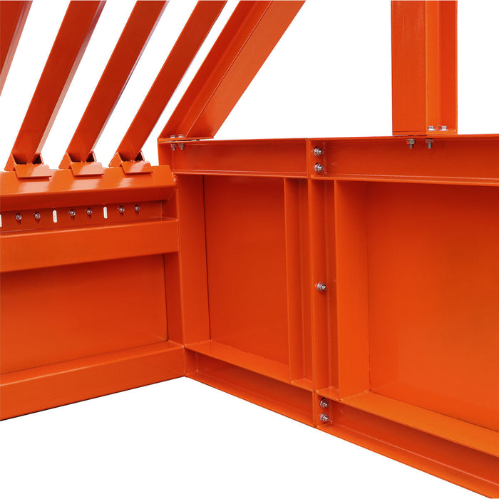 8' Heavy Duty Grizzly Rock Screen with Adjustable Deck Bars, 5000-lb Capacity TMG-RS08 TMG Industrial CA