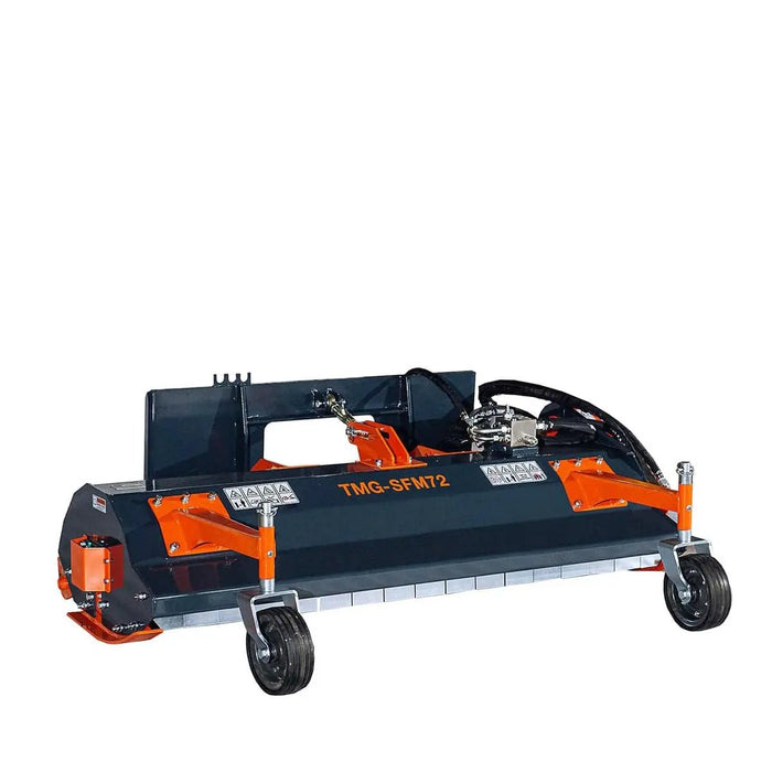 TMG Industrial 72” Hydraulic Skid Steer Flail Mower, TMG-SFM72