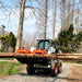 TMG Industrial 60” Skid Steer Skeleton Grapple Attachment, Universal Mount, 34” Arm Opening, 3” Tine Spacing, 2600 lb Weight Capacity, TMG-SG60