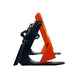 TMG Industrial 46” Skid Steer Log Grapple Attachment, 36” Claw Opening, 6400 lb Grap Capacity, TMG-SLG72