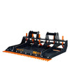 183 cm Skid Steer Land Plane, 6 Adjustable Ripper Teeth, Reversible Planer Comb, Grading, Spreading and Leveling, TMG-SLP72