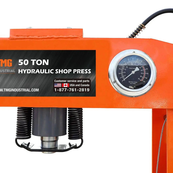 Tmg Sp Layout 50 Ton Hydraulic Shop Press, Air & Manual Dual Operation, -SP50 - – TMG ...