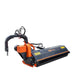 TMG Industrial 80” Offset Ditch Bank Flail Mower with 90° Tilt, 3-Point Hitch, 50-90 HP Tractor, PTO Drive Shaft, TMG-TFMO80