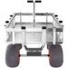 VEVOR Beach Fishing Cart, 500 lbs Load Capacity, Fish and Marine Cart with Four 13" Big Wheels PU Balloon Tires for Sand, Heavy-Duty Aluminum Pier Wagon Trolley with 6 Rod Holders for Fishing, Picnic, DOBA-MC500