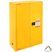 VEVOR Flammable Safety Cabinet, 45 Gal, Cold-Rolled Steel Flammable Liquid Storage Cabinet, 42.9 x 18.1 x 65.2 in Explosion Proof with 2 Adjustable Shelves 2 Manual Doors for Industrial Use, Yellow, DOBA-CF45
