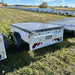 Variant 7’ Heavy Duty Utility Tilt Trailer with Tarp Cover, 4.2’x7’ Tilt Bed, Removable Tailgate, MFR #: S205Tilttarp, Made in Canada