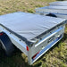 Variant 7’ Heavy Duty Utility Tilt Trailer with Tarp Cover, 4.2’x7’ Tilt Bed, Removable Tailgate, MFR #: S205Tilttarp, Made in Canada