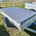 Variant 9’ Heavy Duty Utility Tilt Trailer with Ramp & Tarp Cover, 5’ x 9’ Inner Box, MFR #: 754TiltTarp, Made in Canada