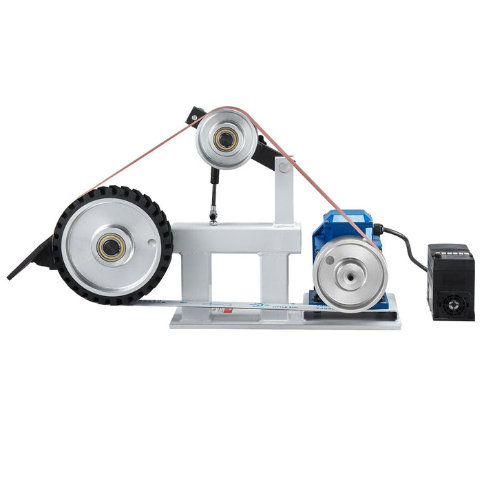 72" x 2" Belt Grinder Sander, 1500W (2HP) Variable Speed with VFD, Includes 3 Grinding Moulds & 3 Sanding Belts for Metalworking & Knife Making, DOBA-BG722
