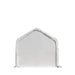 TMG Industrial 15’ x 25’ RV/Motorhome Storage Shelter, 17 oz PVC Fabric Cover, Front Roll-Up Door, Enclosed Rear Wall, 3-Layer Galvanized Steel Frame, 10’ Straight Sidewalls, TMG-ST1525