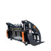TMG Industrial 72” Skid Steer Root Rake Grapple Attachment, Universal Mount, 53” Jaw Opening, 9” Tine Spacing, 3000 lb Weight Capacity, TMG-RG72
